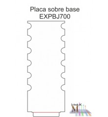 Placa para pulseras elásticas base EXPBJ700